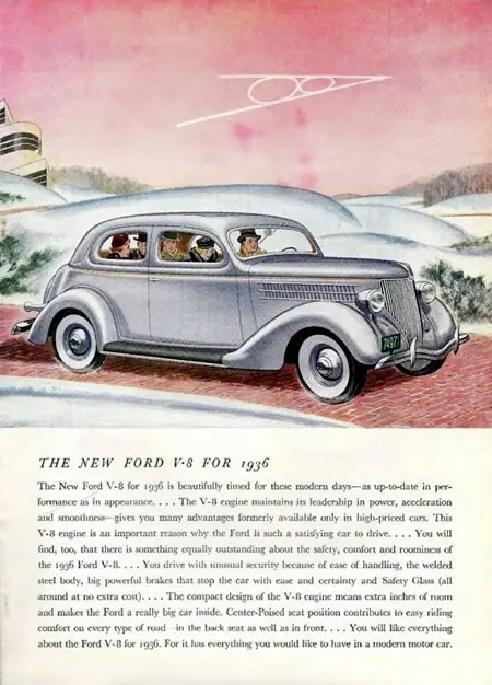 Ford 1932 – 1936 Primeros motores V8
