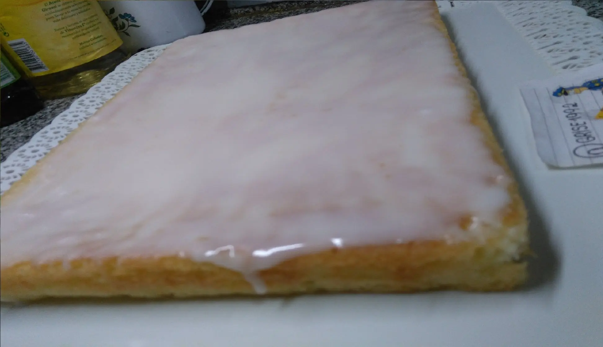 Bizcocho de limón glaseado (foto-receta)