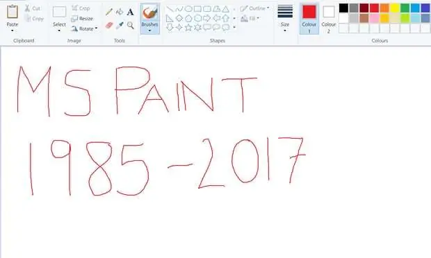 ‘Paint’ se despide de Microsoft Windows