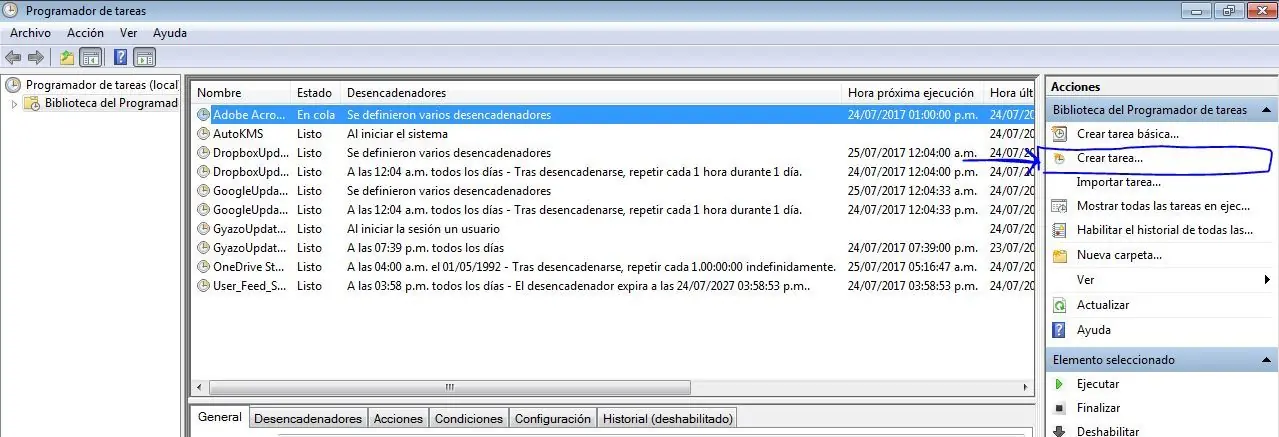 apagado programado