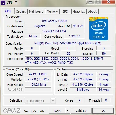 i7 6700K