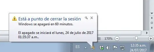programar apagar pc