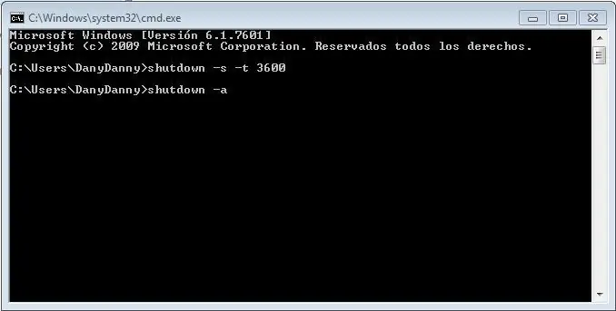programar apagar computadora