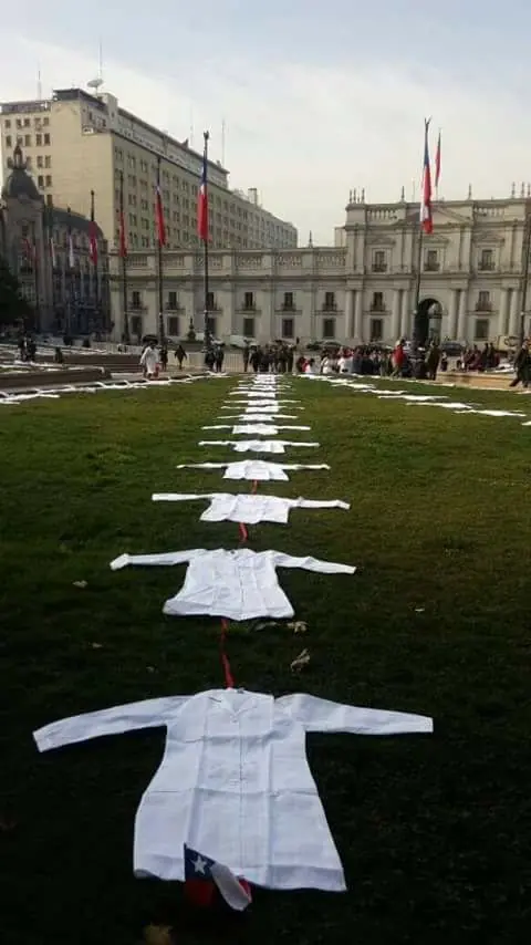 Orgullo chileno: Médicos marchan en contra del aborto