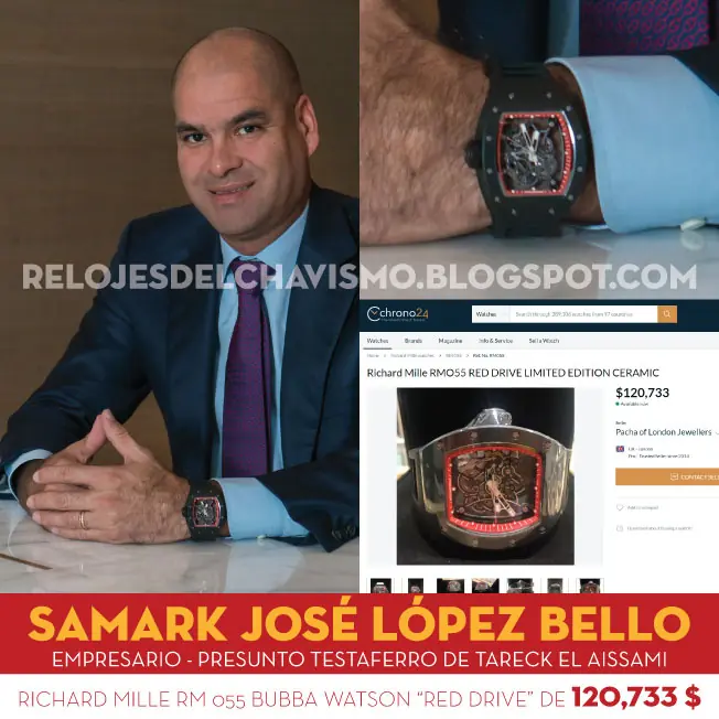 Los altos funcionarios de Venezuela lucen relojes de lujo Los altos funcionarios de Venezuela lucen relojes de lujo
