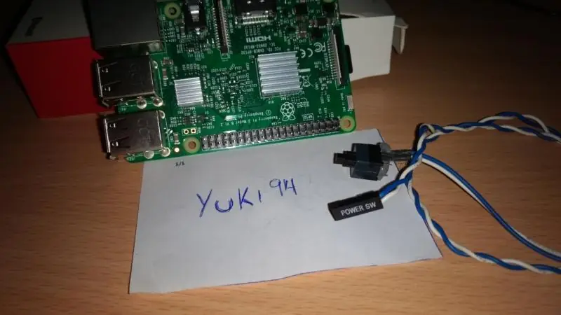 Botón para apagar Raspberry Pi