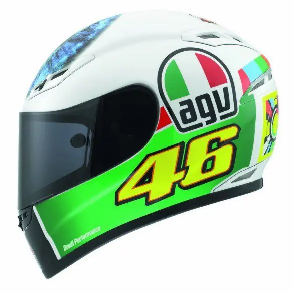 Todos los cascos de Valentino Rossi, desde 1996 hasta hoy.