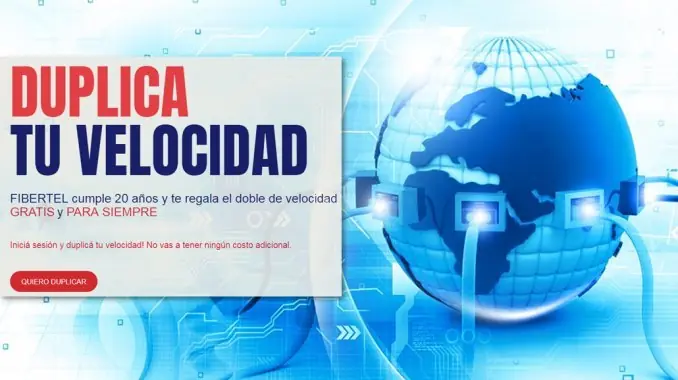 La trampa de la promo de Fibertel duplica tu velocidad
