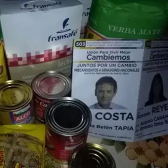 Clientelismo Pro: llegaron boletas con provisiones