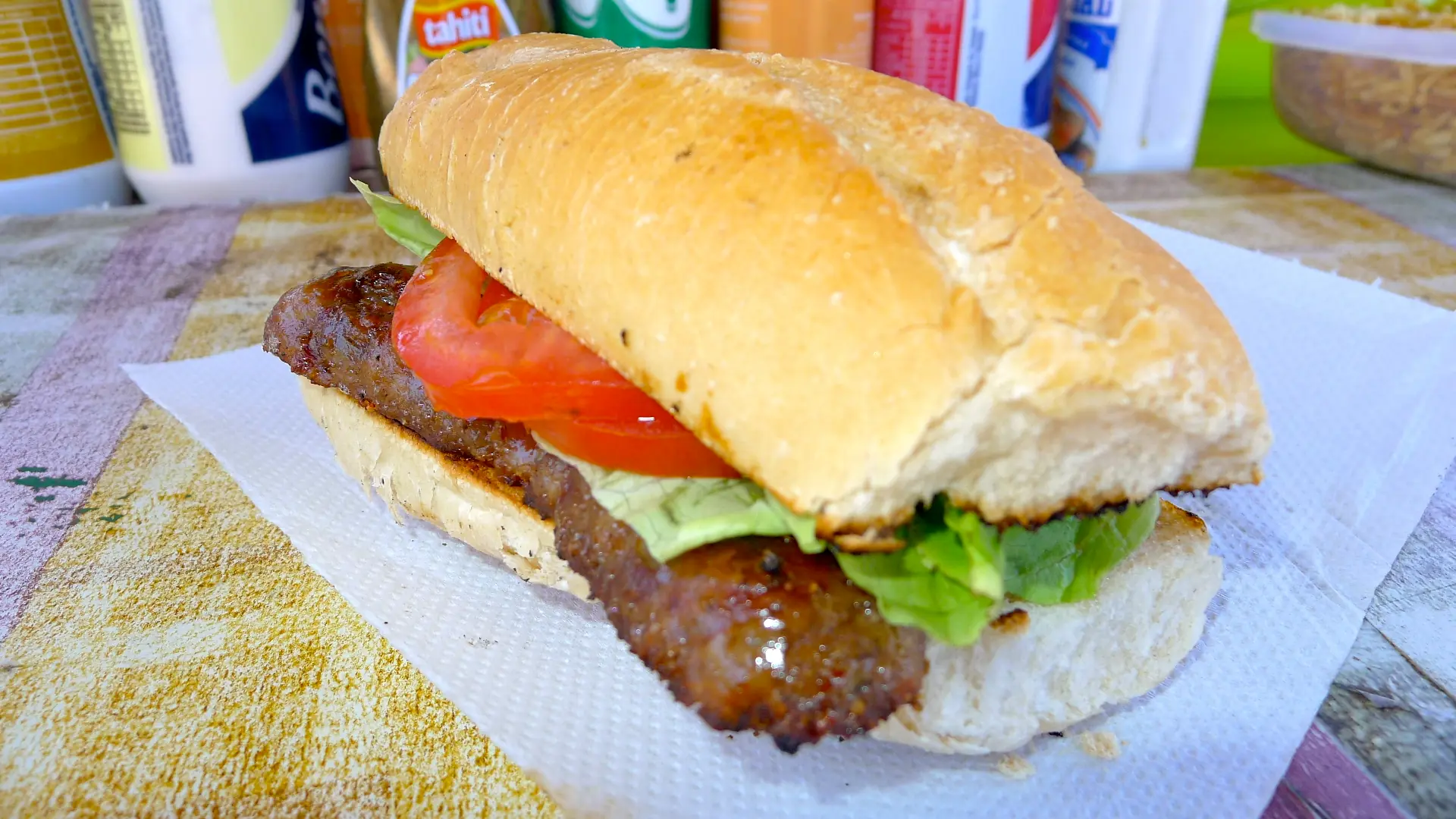 choripan de cancha
