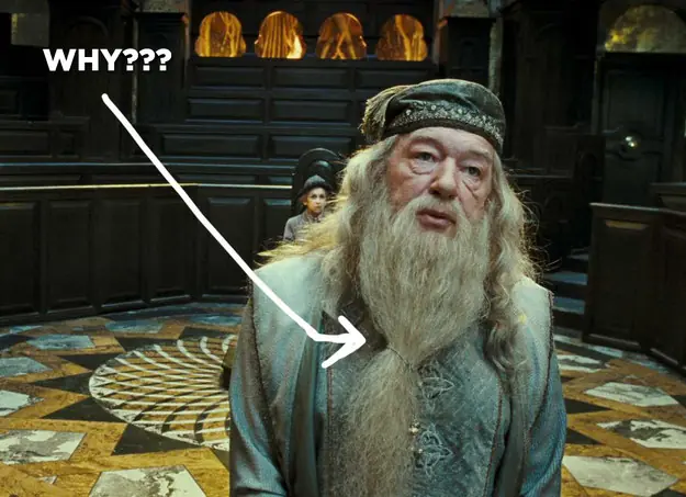 La caida del personaje reconstruido de Dumbledore La caida del personaje reconstruido de Dumbledore