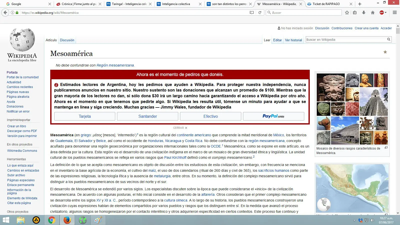 Ayudemos a Wikipedia!