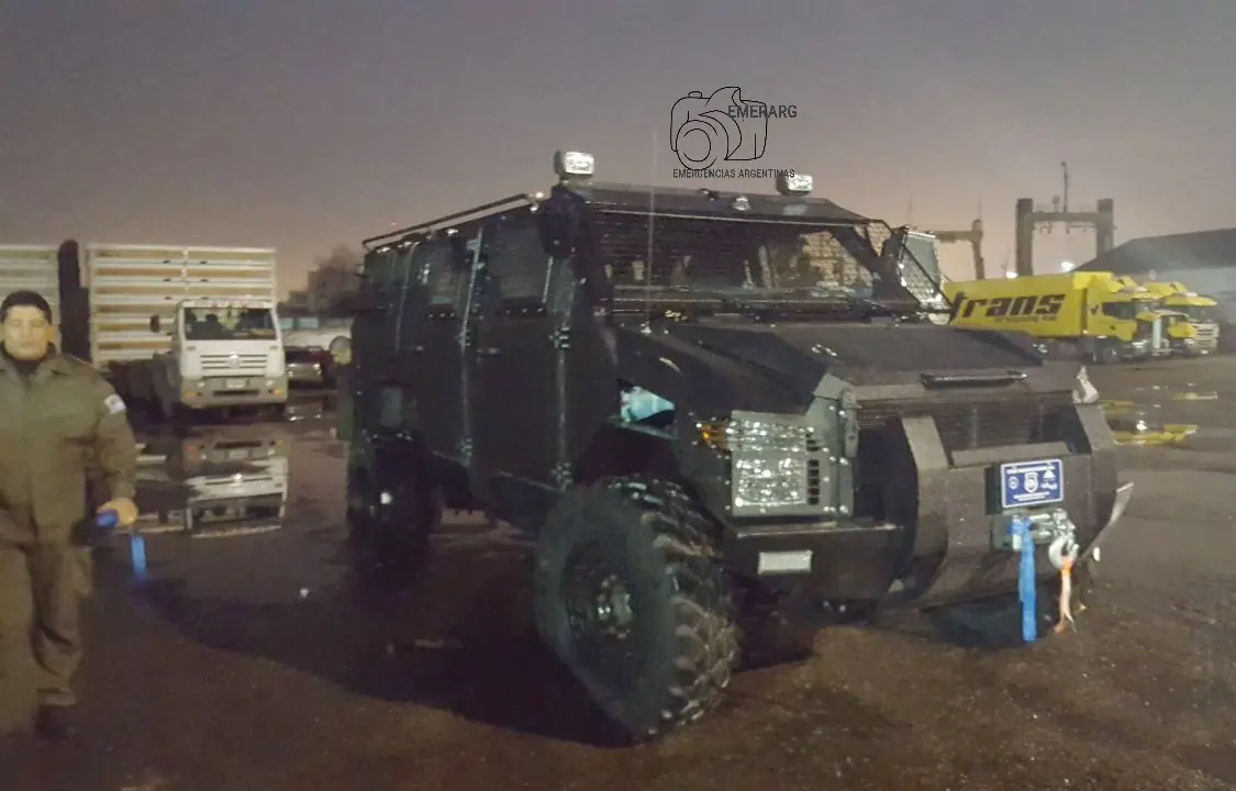 Spartan: llegaron los nuevos blindados SWAT para Gendarmería
