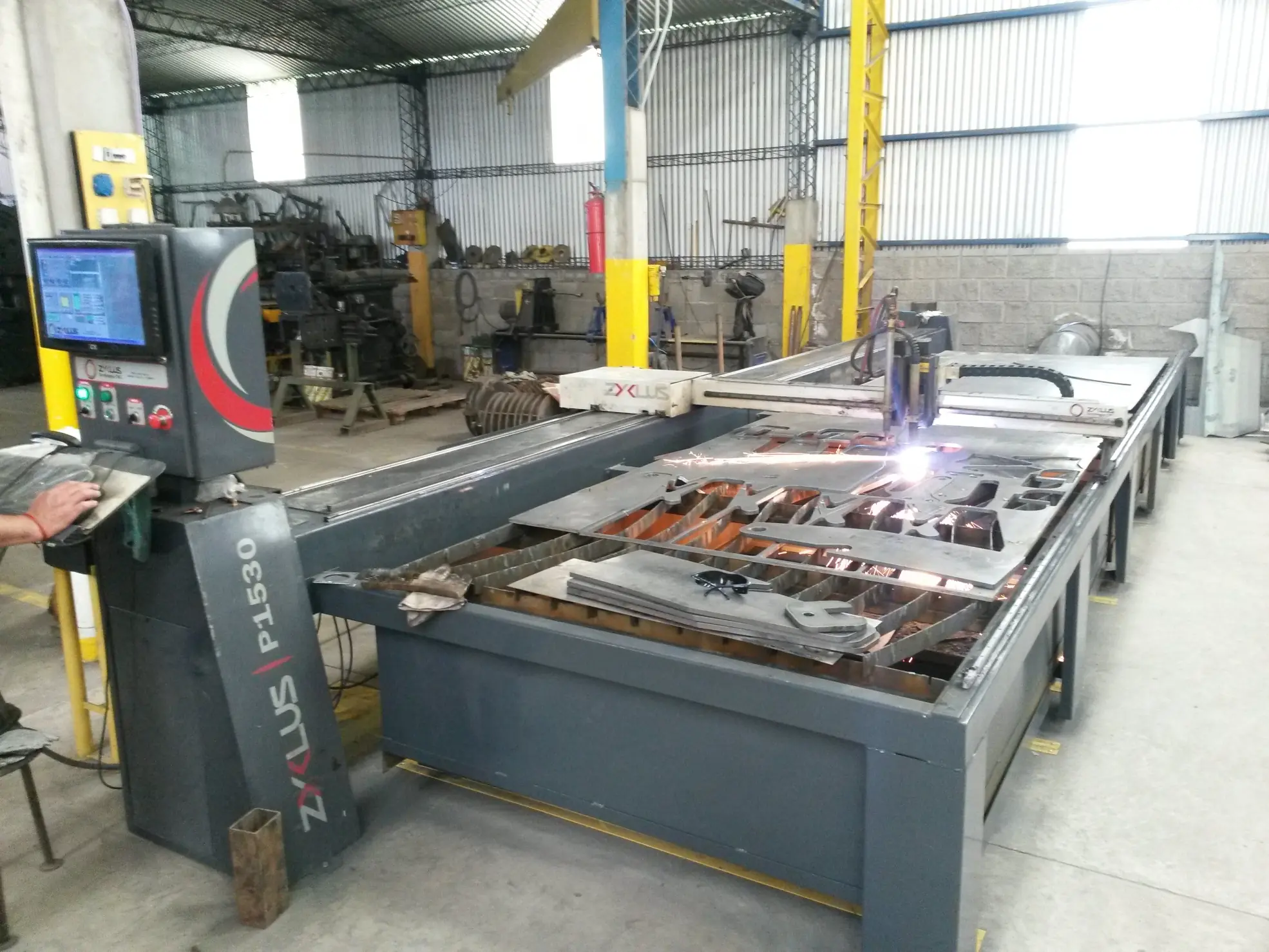 Pantografo cnc, imagenes (empresa Zyklus)