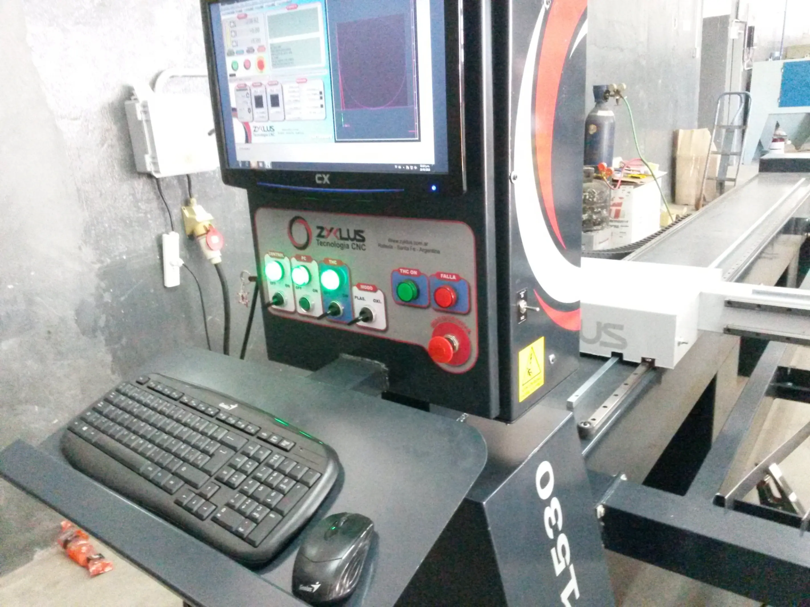 Pantografo cnc, imagenes (empresa Zyklus)