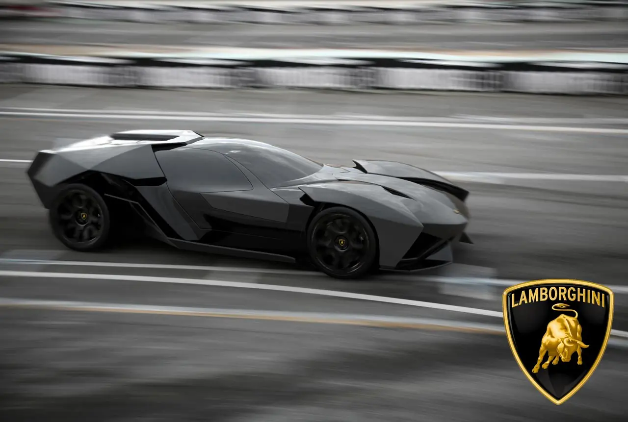 Lamborghini Ankonian: Concepto inspirado en un F-117 Lamborghini Ankonian: Concepto inspirado en un F-117
