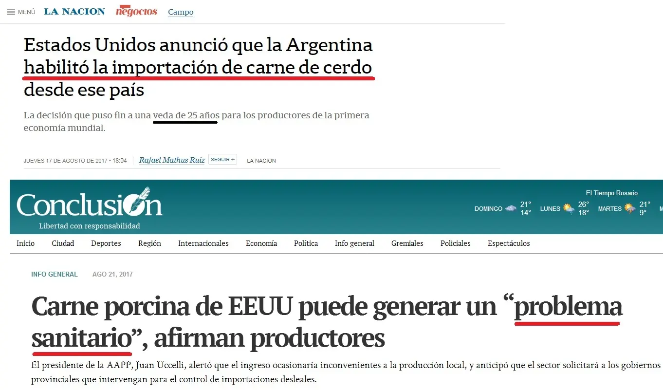 La mentira de Argentina supermercado del mundo