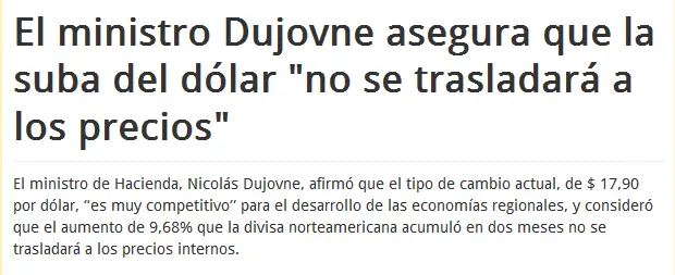 Subio el dolar y subio joystick