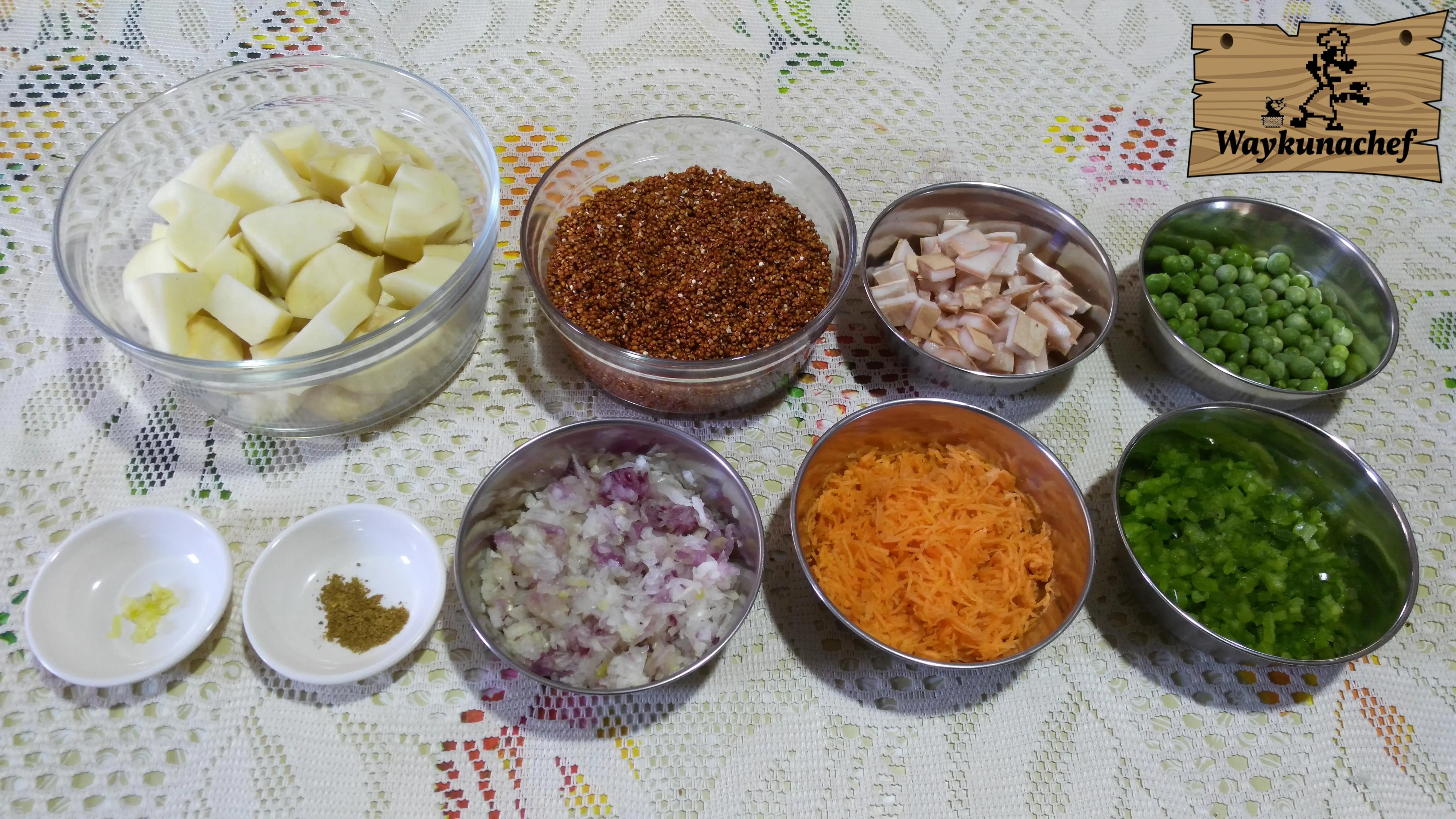 Sopa de Quinua para ser un diamond fuerte y saludable