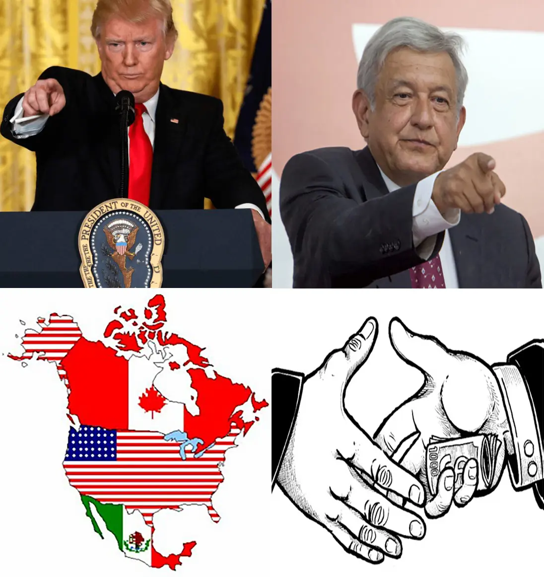 Trump, TLCAN, presidencial, Europa, corrupción, impunidad