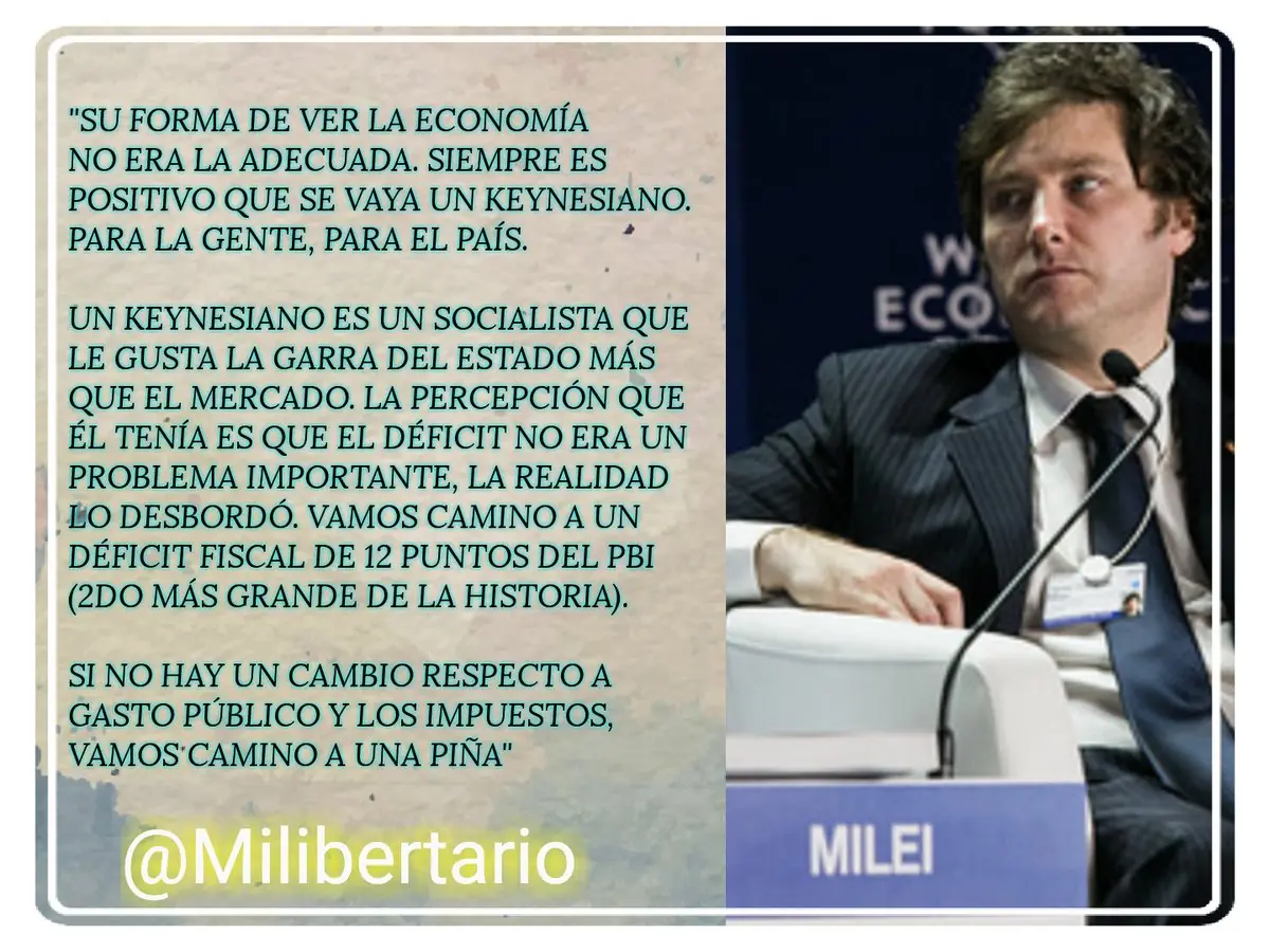 Macri o CFK? No papu! Javier Milei