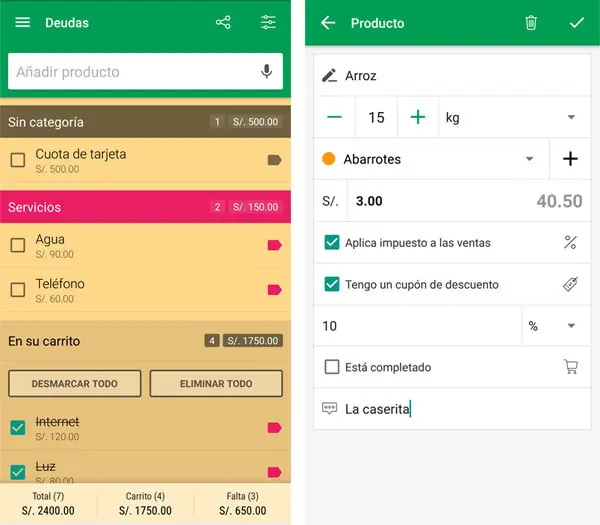 5 aplicaciones para hacer la lista de la compra