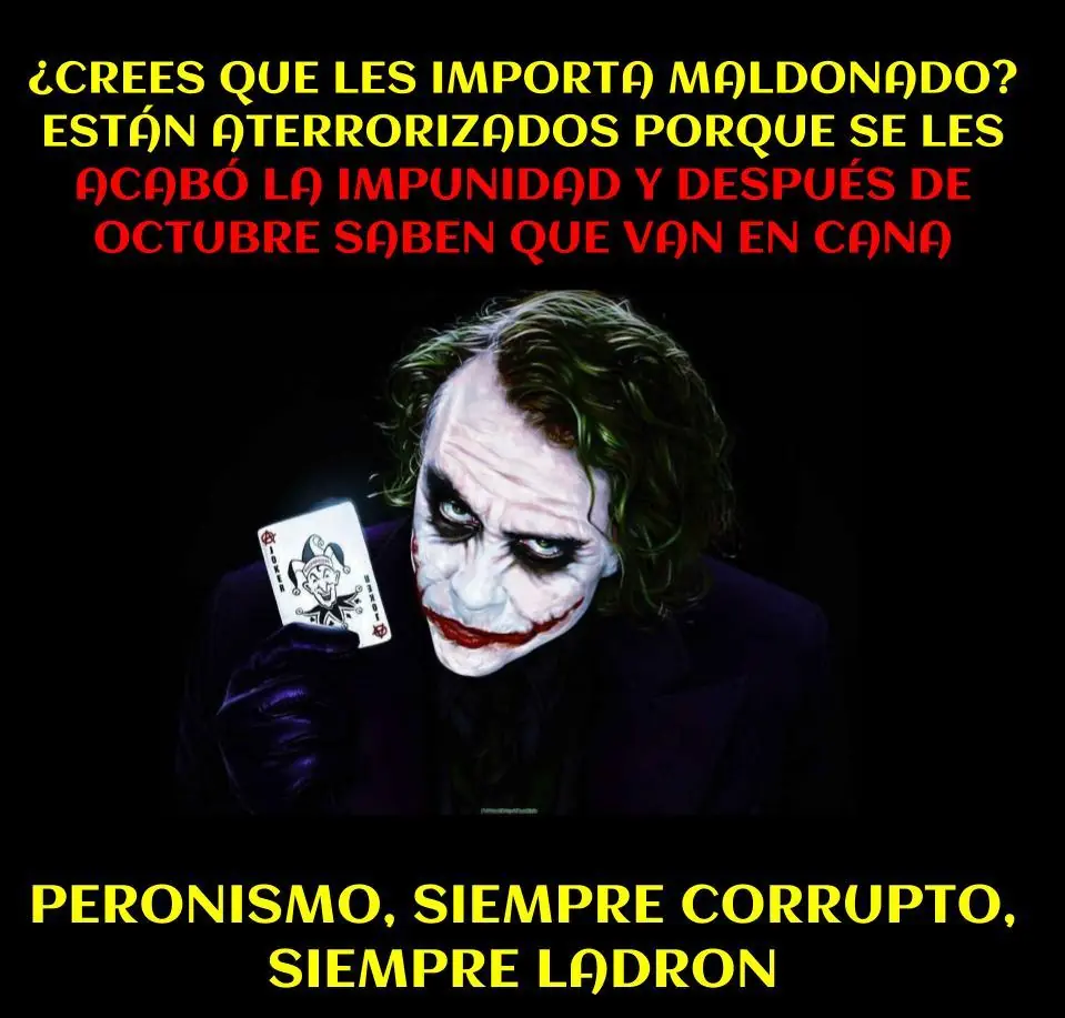 La maldad del kirchnerismo en nombre de Maldonado