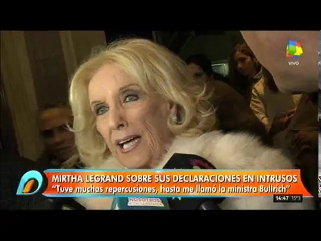 Mirtha Legrand criticó al Gobierno por Maldonado
