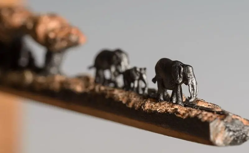Las esculturas más asombrosas talladas en un lápiz (fotos)