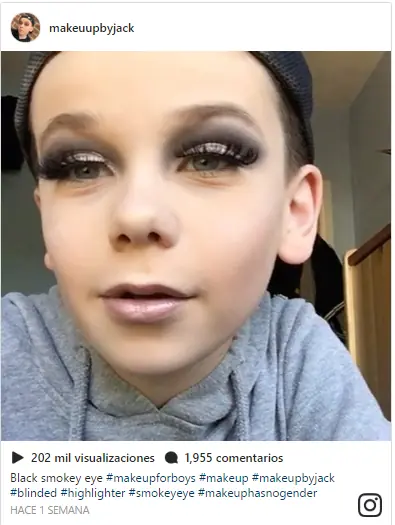 Herni Jr. famoso por tutoriales de maquillaje