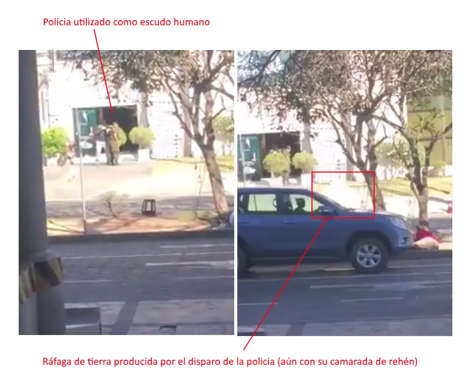 La policía boliviana actuó mal en el atraco a la joyeria
