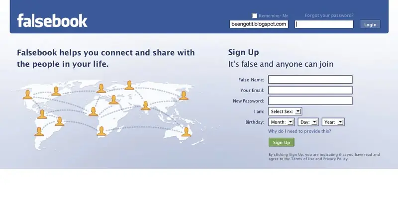 Falsebook, la realidad de la red social