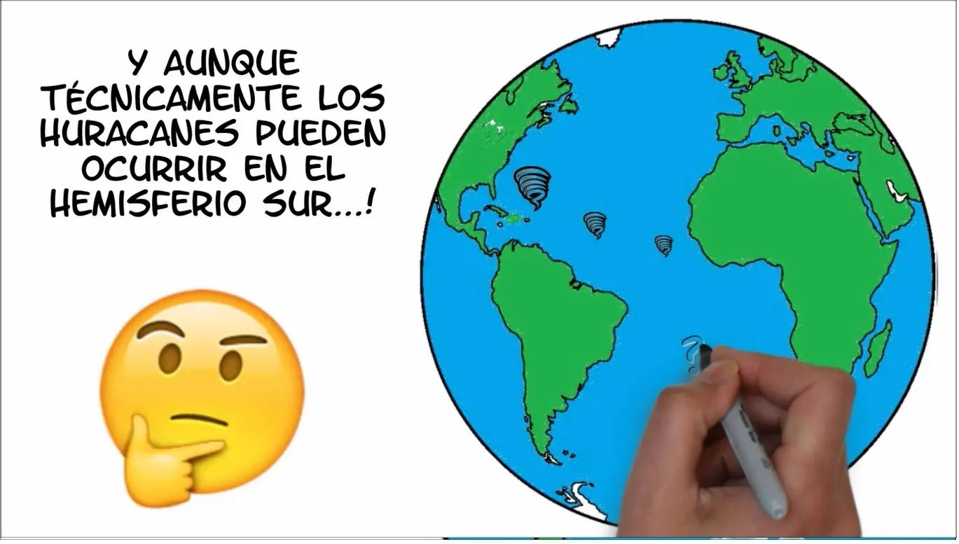 ¿Porque no hay Huracanes en el Hemisferio Sur?
