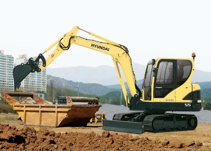 Hyundai R55-9 Excavator Operating Pdf Manual