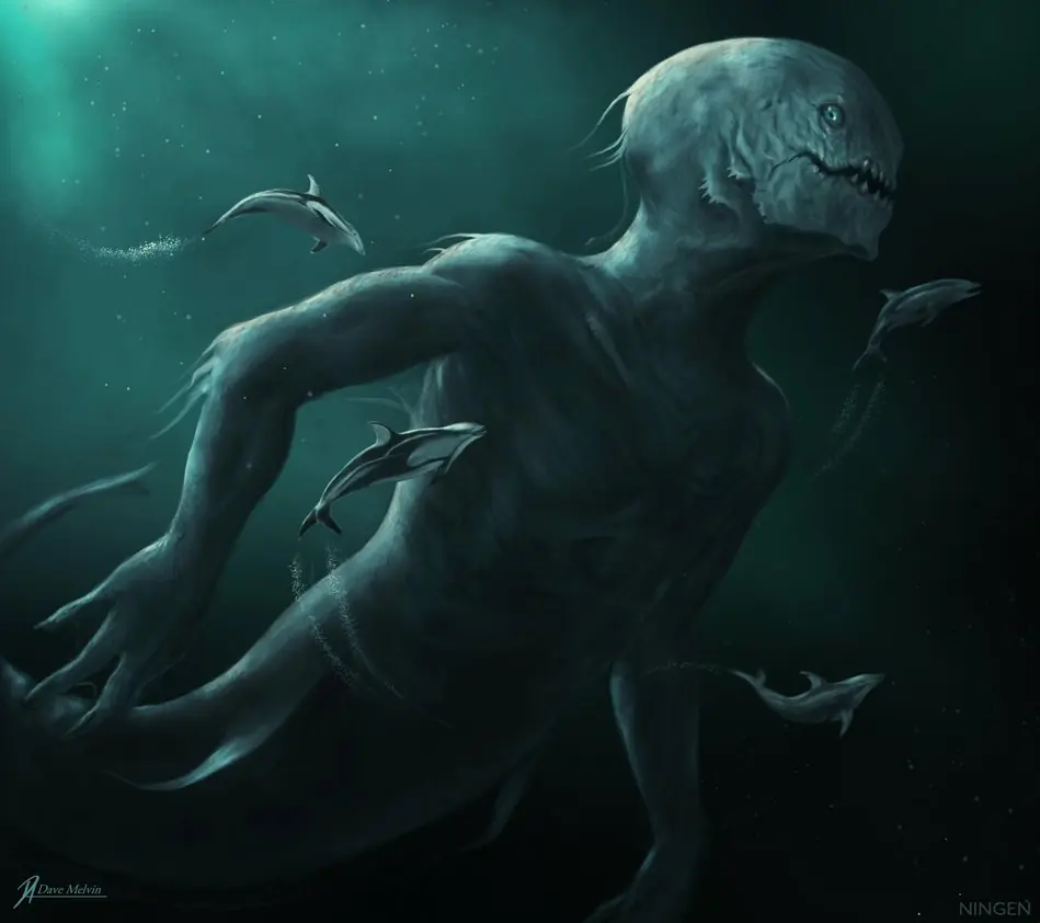 Los Ningen, criaturas humanoides del Ártico