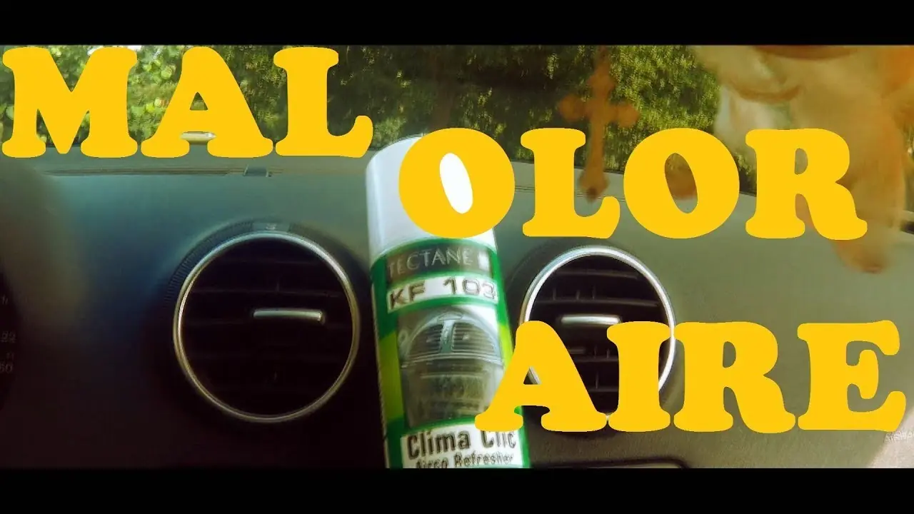 Quitar mal olor aire acondicionado de un auto