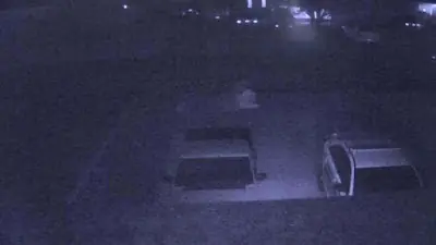 Ser de otro mundo es captado por cámara de vigilancia