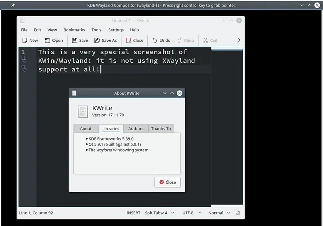 KDE Plasma presenta XFree KWin