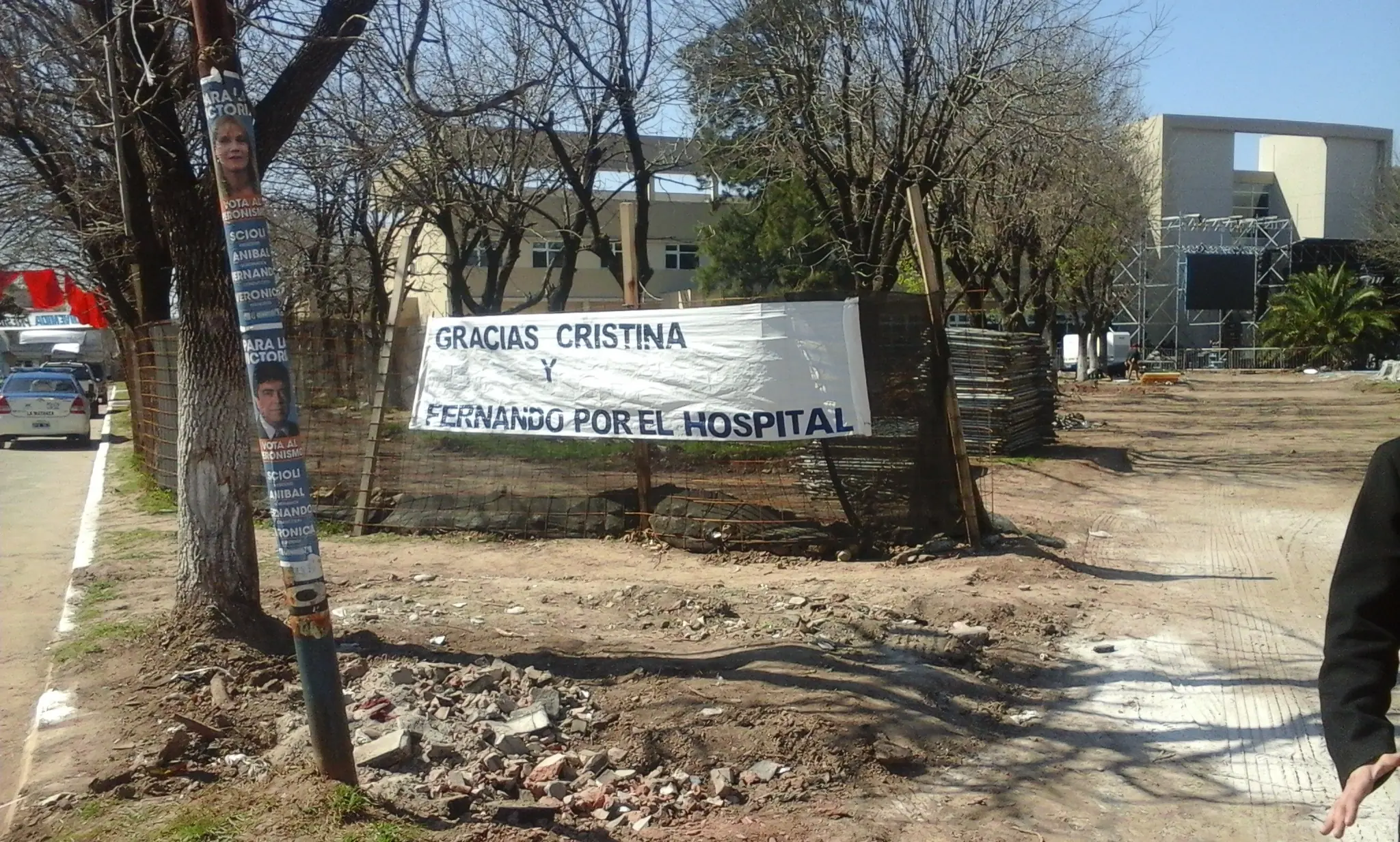 La Cristi "inauguró" un hospital y te lo muestro