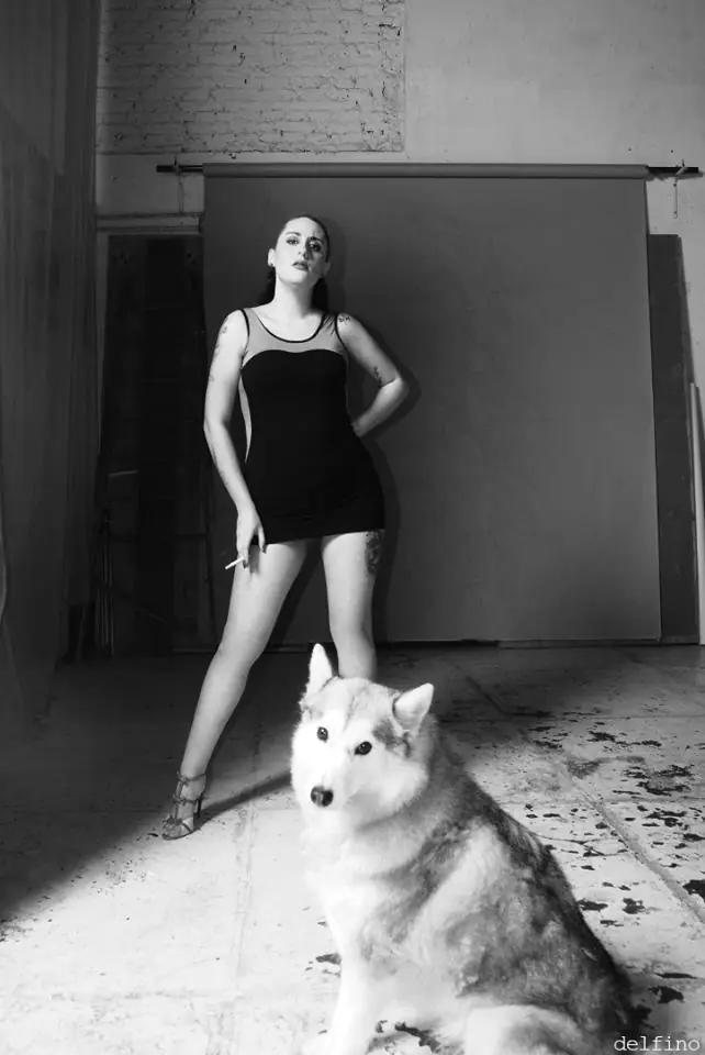 mi trabajo como modelo junto con Edgardo Delfino