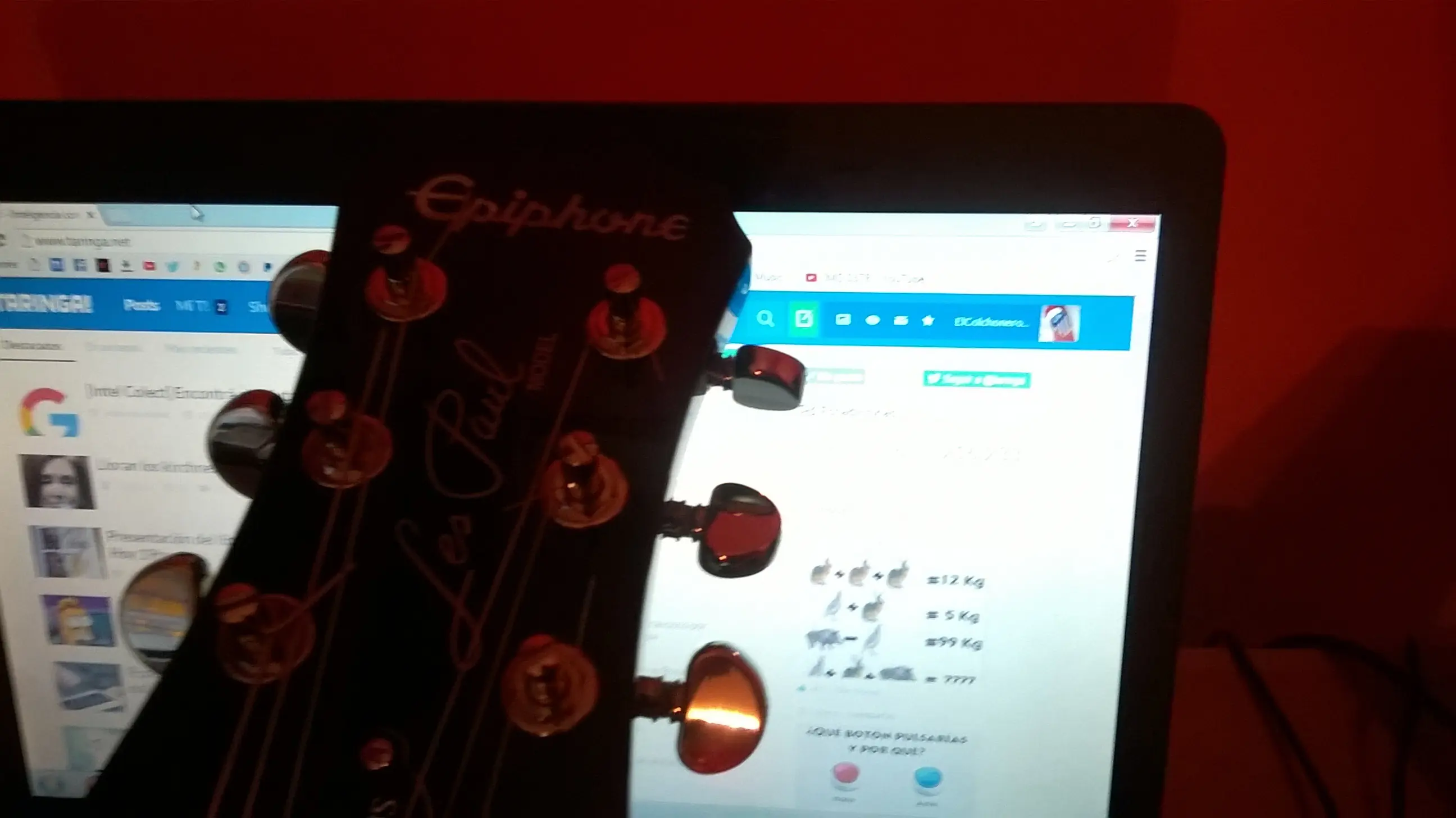 Me compré una Guitarra con los Bits de Taringa!