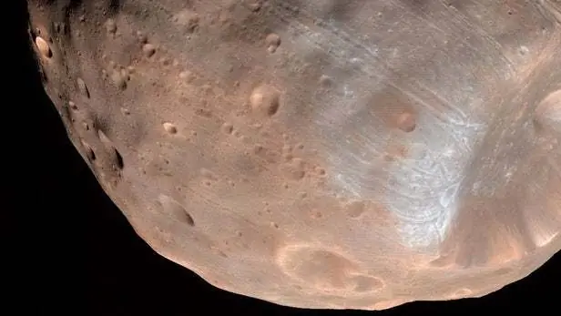 Un día en la luna marciana Phobos