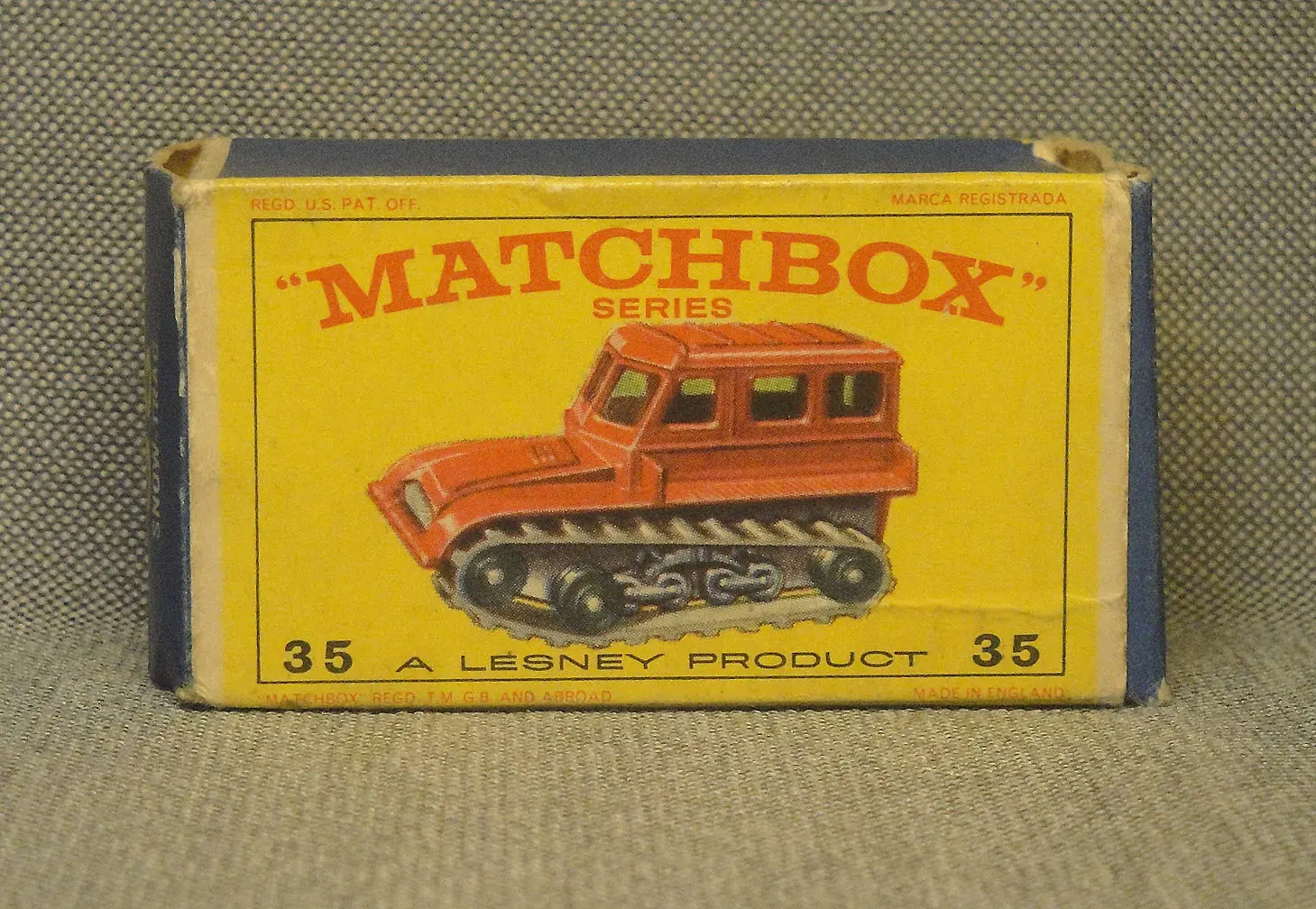 Tractor de nieve de Matchbox