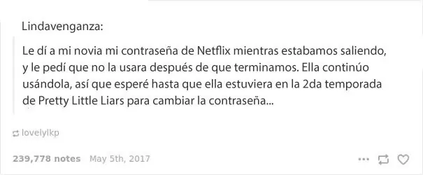 Veces en que la venganza fue dulce y muy divertida Veces en que la venganza fue dulce y muy divertida