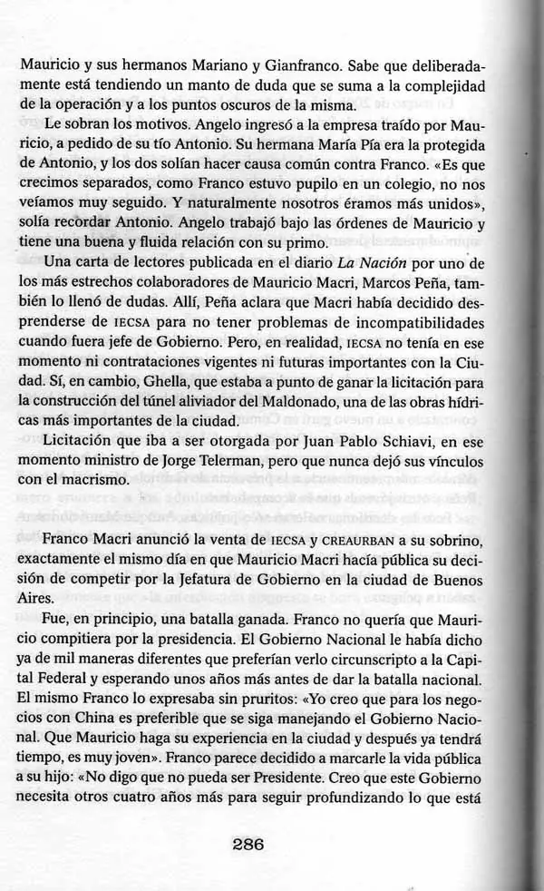 La sociedad entre Lázaro Báez y el Grupo Macri La sociedad entre Lázaro Báez y el Grupo Macri