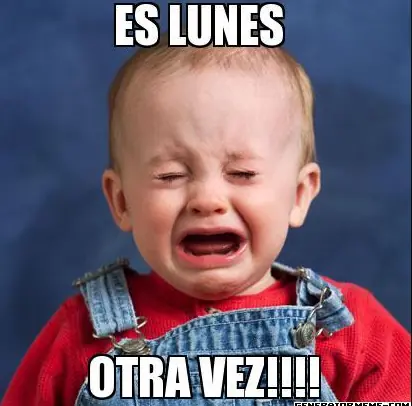 Post de humor para lunes ¿Toca trabajar?