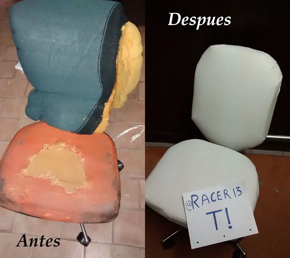 Asi restaure mi silla para T!