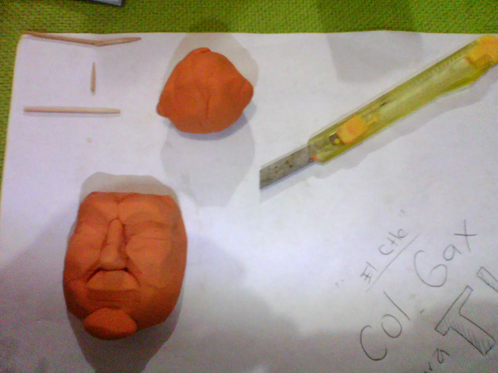 Rostro Moldeado Che Guevera Plastilina - Versión Propia