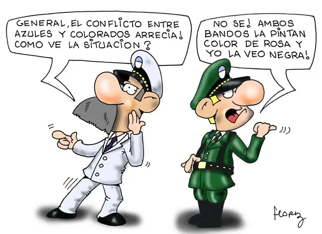 Enfrentamiento Azules vs. Colorados (1962)