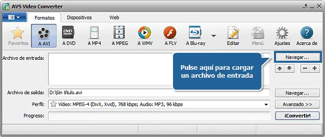 Como grabar video con AvsConverter